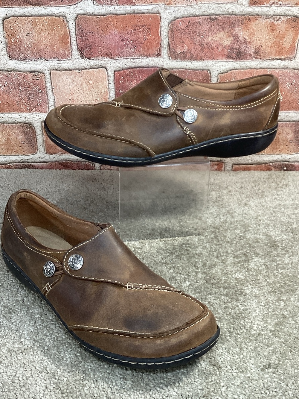 Clarks Ashland Lane Q womens slip on loafers size 8.5